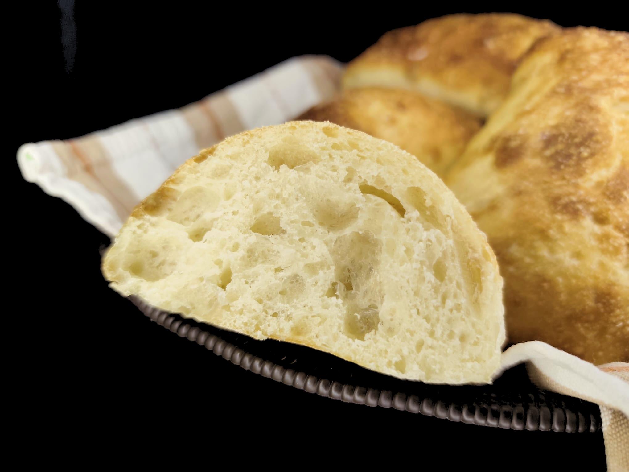 Ciabatta autentică cu dospire la frigider